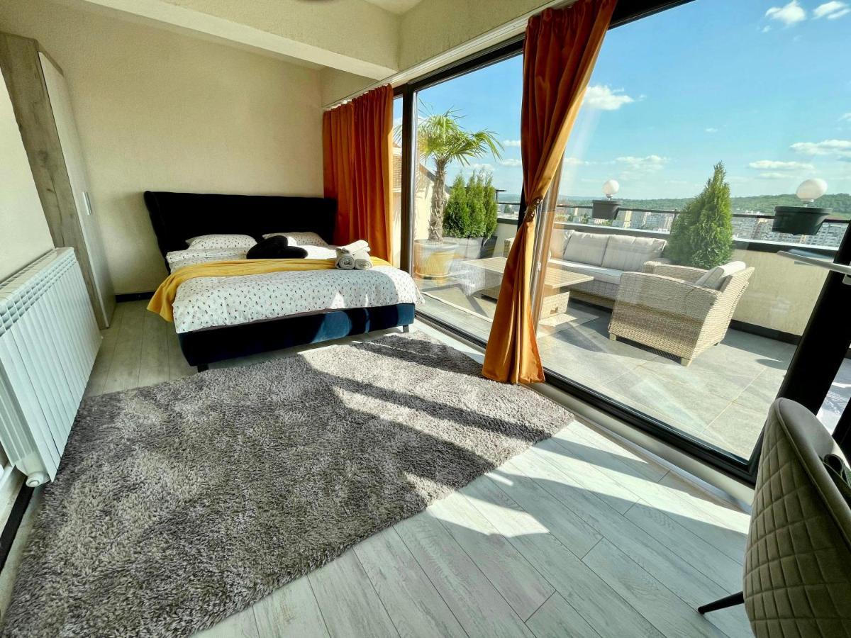 Apartmán Penthouse Exclusive View , Iasi Exteriér fotografie