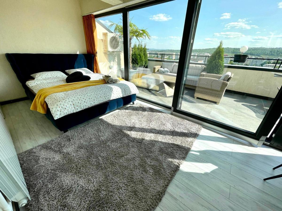 Apartmán Penthouse Exclusive View , Iasi Exteriér fotografie