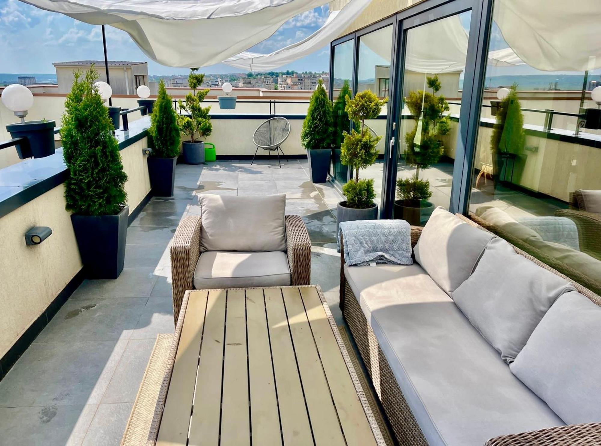 Apartmán Penthouse Exclusive View , Iasi Exteriér fotografie