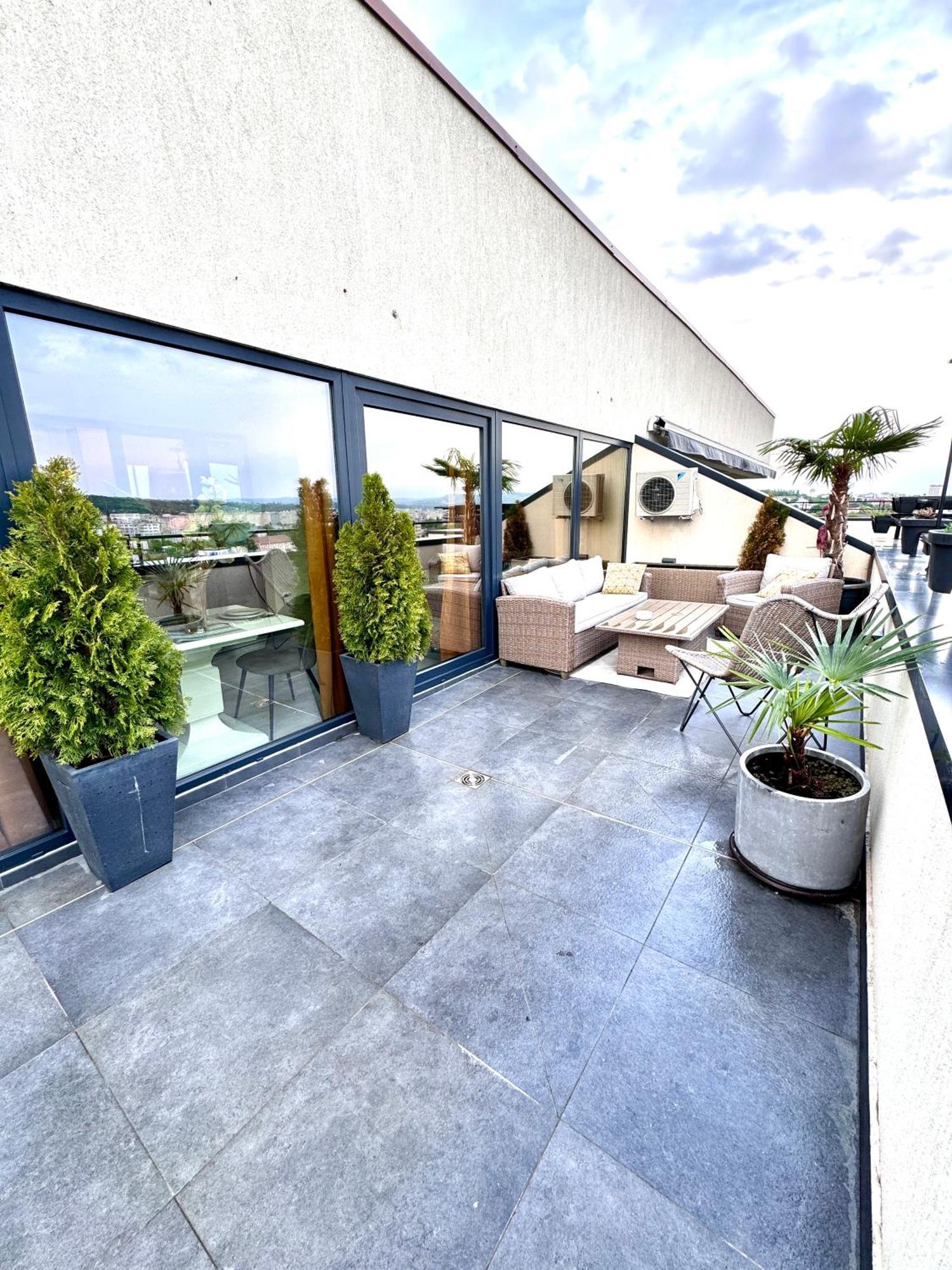 Apartmán Penthouse Exclusive View , Iasi Exteriér fotografie